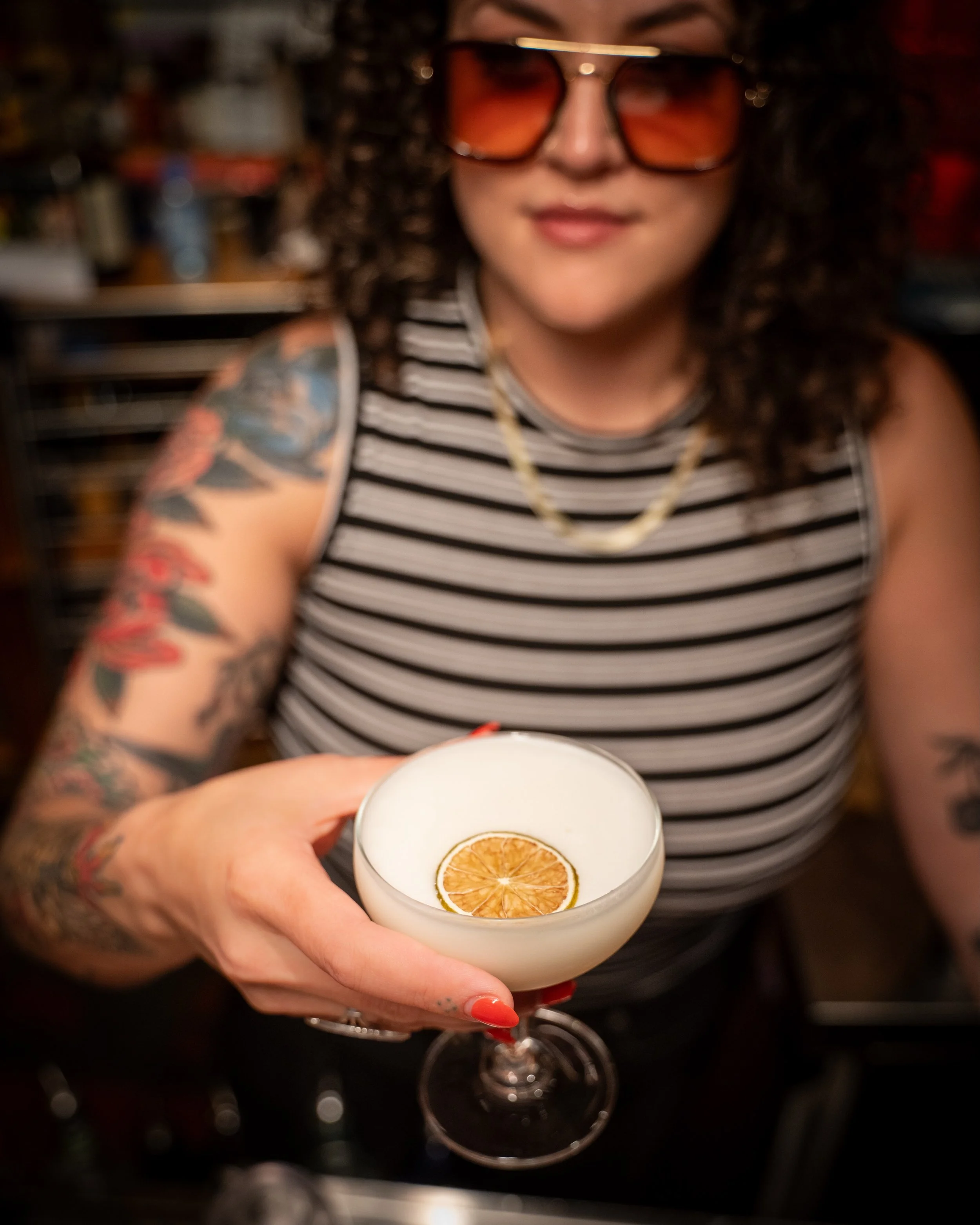 FRIDAY FEELS! 🥥🍋&zwj;🟩 Start your weekend of with a &ldquo;Lime in the Coconut&rdquo; cocktail. ✨ We&rsquo;re open 5PM-2AM! 💗 Kitchen stays is open LATE. 😋

#inglewoodlounge #cocktails #fridayfeels #eastnashville #happyhour