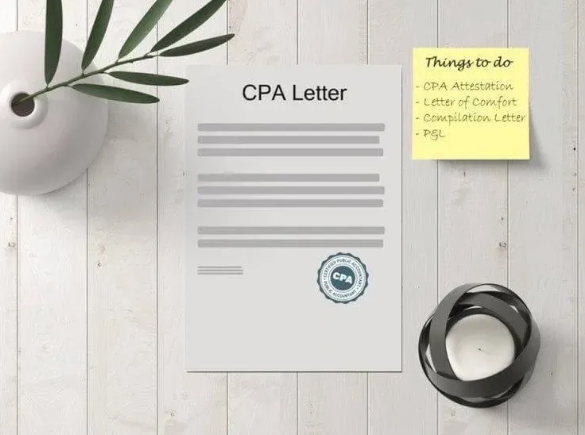 A businesses financial solvency and CPA Letters