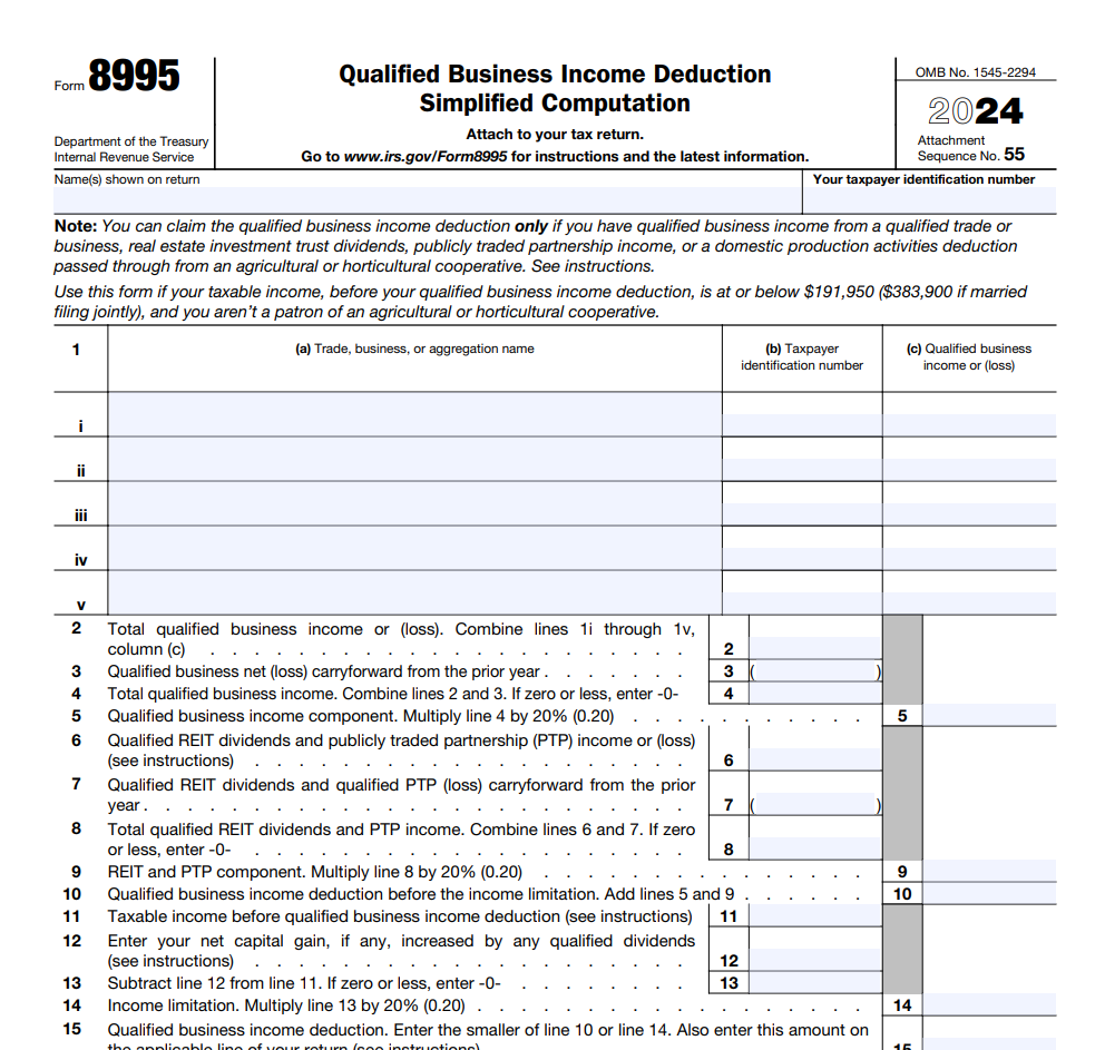 Qualified Business Income Deduction for Self Employed and Business Owners Explained
