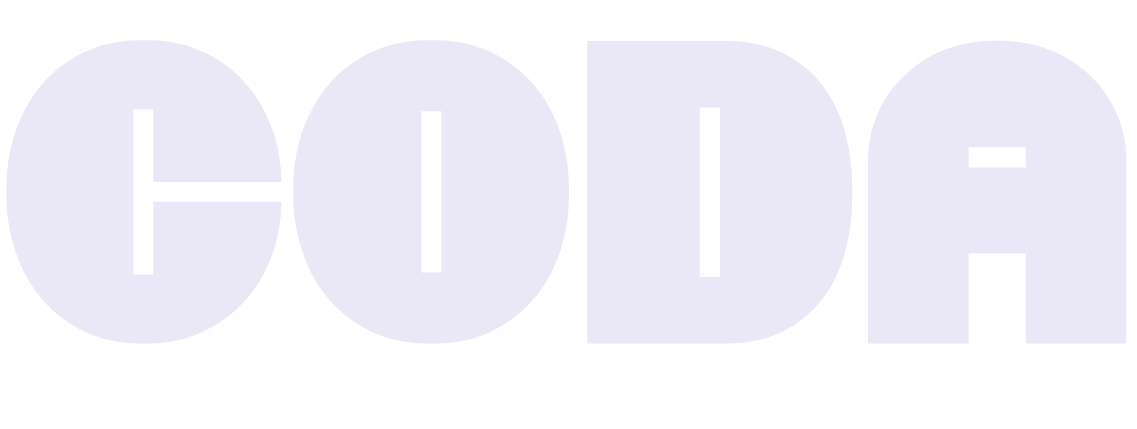 Coda.co logo in white