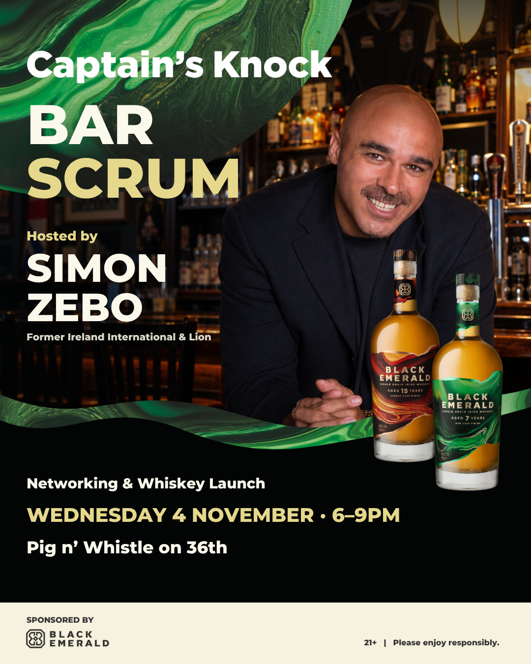 Bar Scrum hosted by Simon Zebo