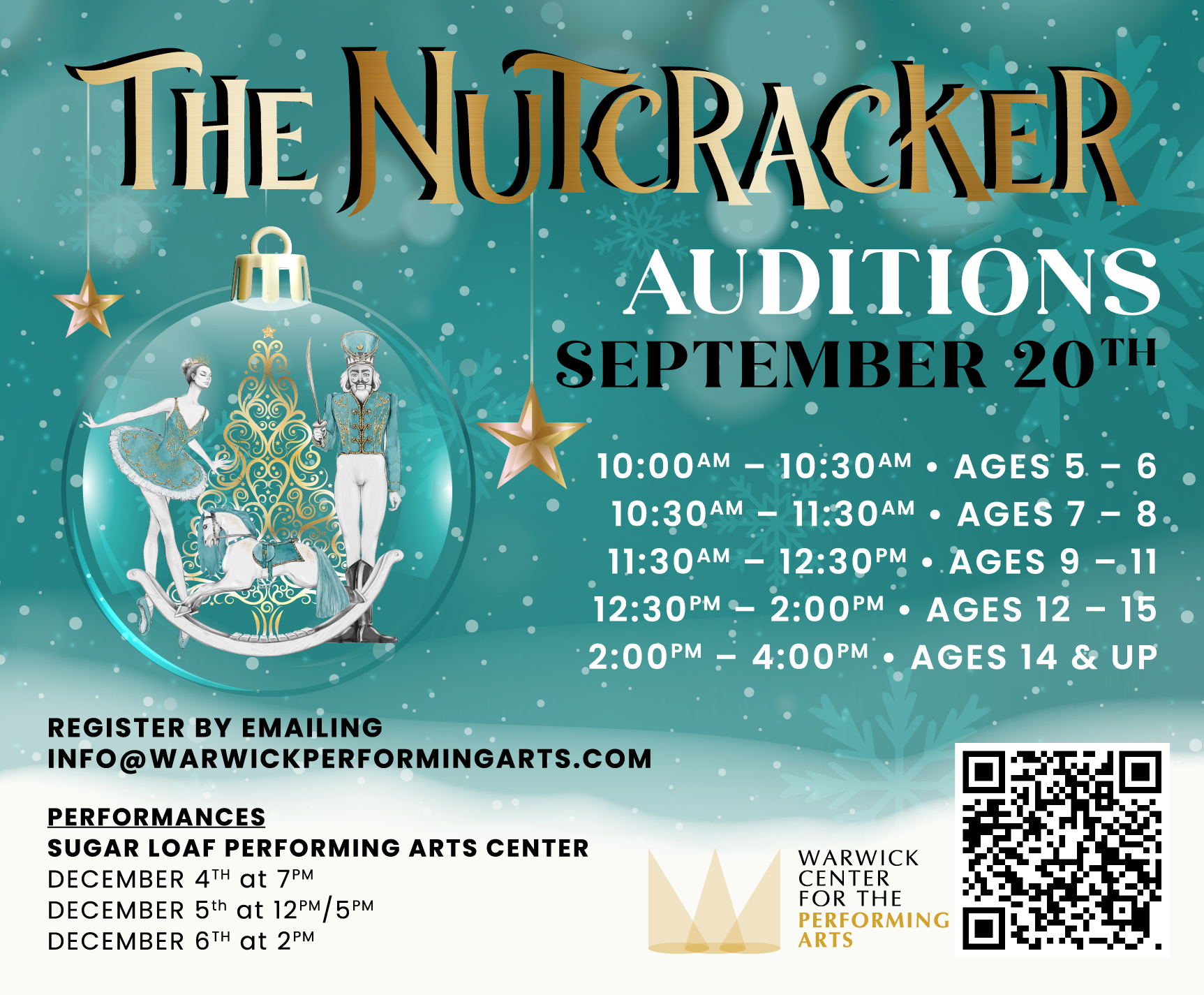 The Nutcracker Auditions