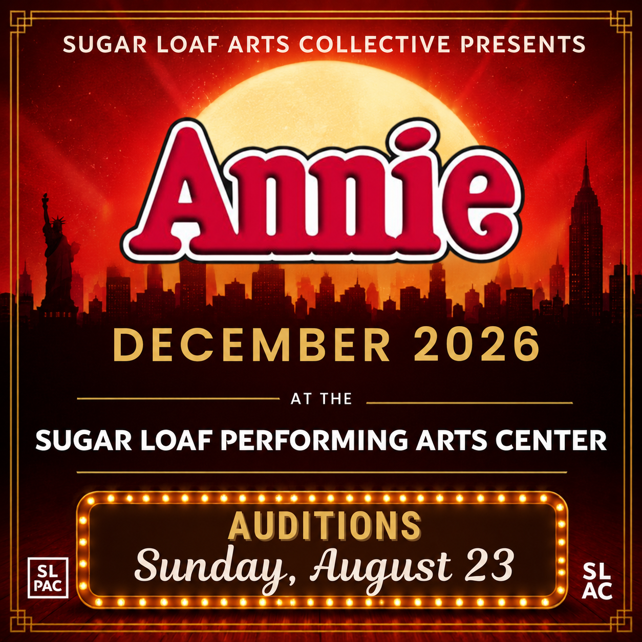Annie Teen &amp; Adult Auditions