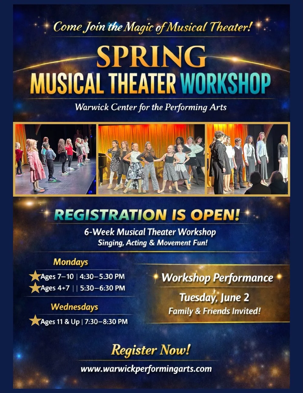 Spring Musical Theater Warwick NY