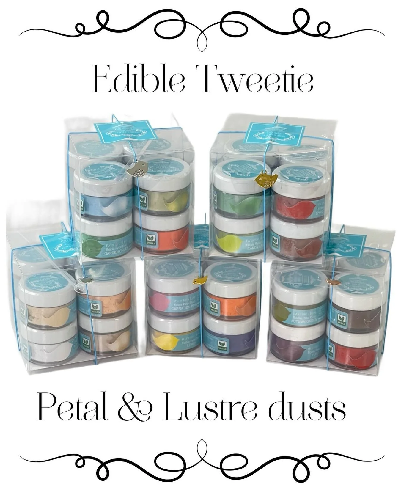Check out all of tweets cookie connection products on our fresh and updated website https://www.tweetscookieconnection.com. We have can&rsquo;t wait to Doodle with you on cookies with our new Edible Tweetie petal and Luster Dusts that are bundled in 