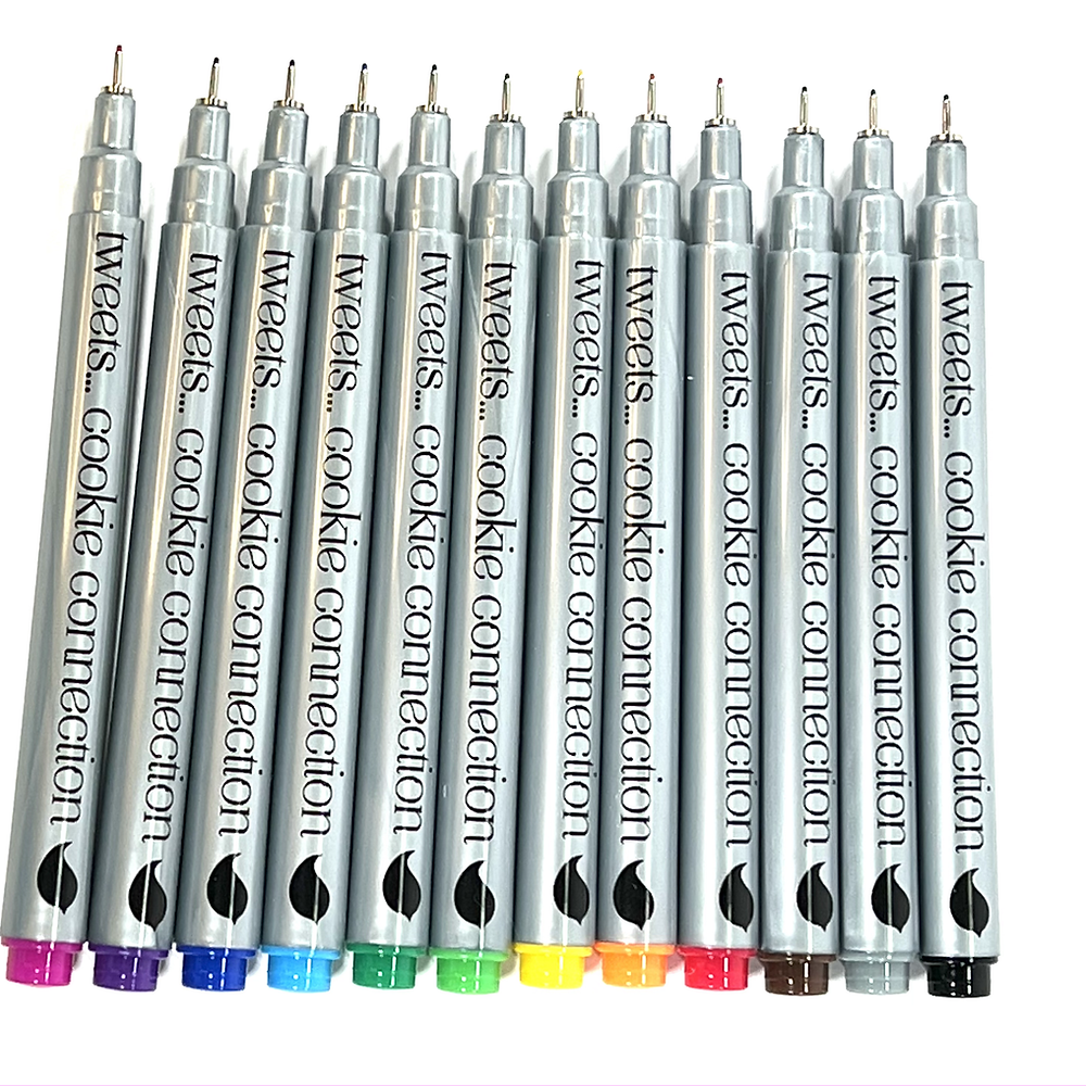 Set of Eleven Ultra Fine Tip Color Pens and One Ultra Fine tip