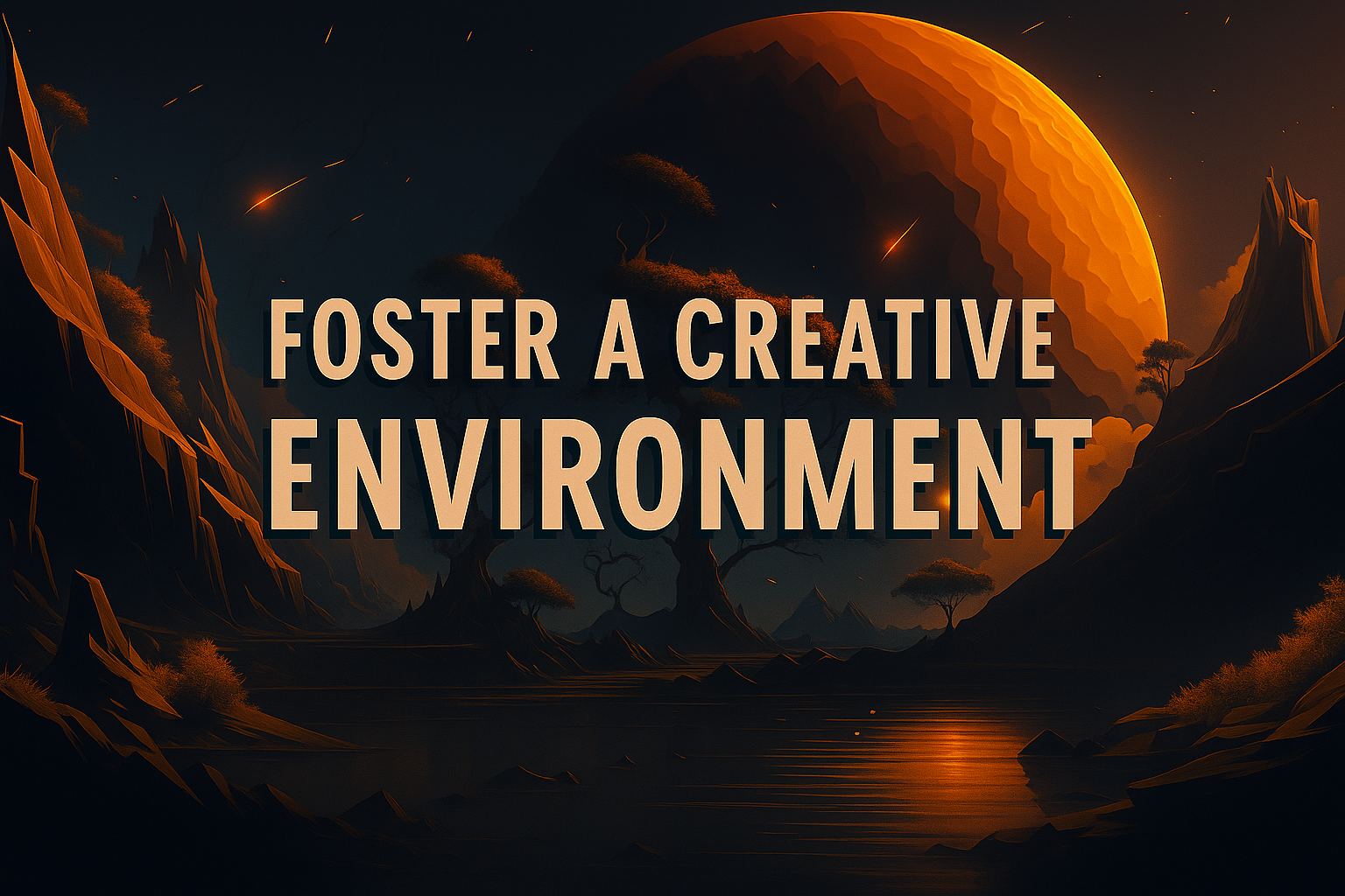 Foster a creative environment