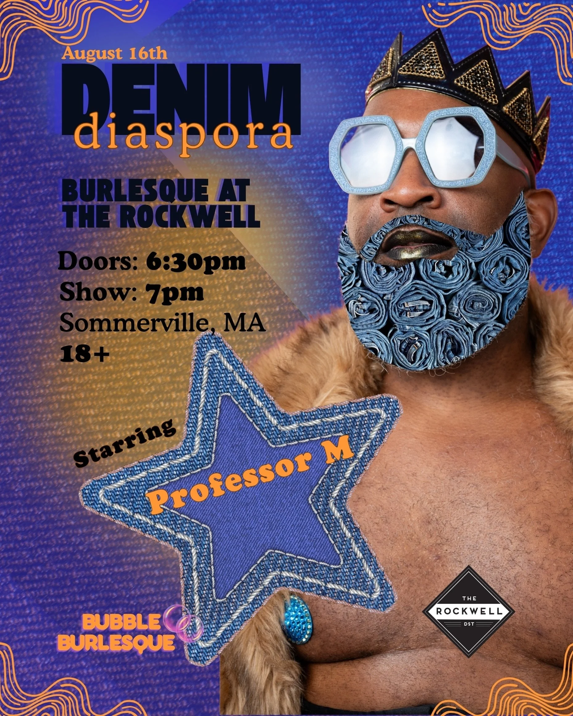 I&rsquo;m thrilled to have an Iconic brother come up from CT just for us!! 
Professor M (he/him) is a cabaret singer, emcee, burlesque performer and producer operating out of Connecticut since 2015. His productions include Scandalous Saturdays Burles