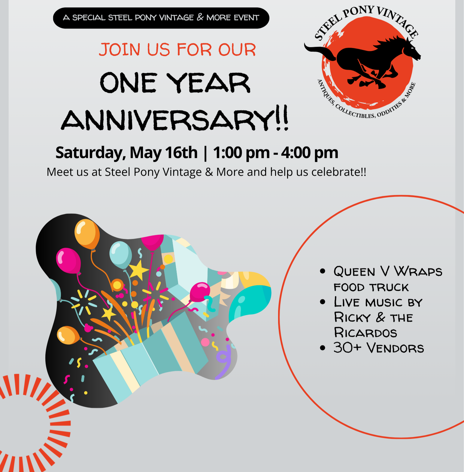 1st Anniversary Celebration!