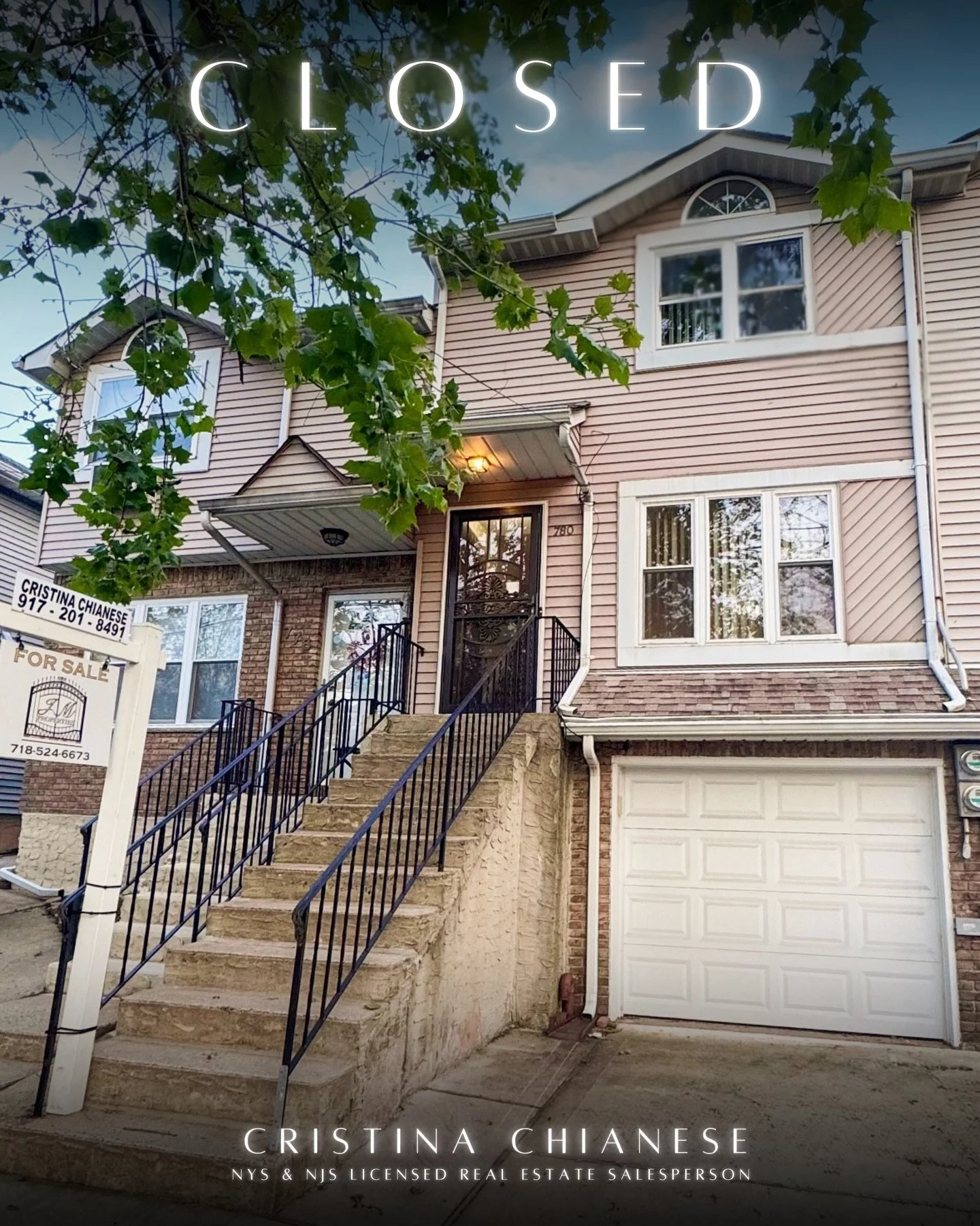 ✨CLOSED✨

📍780 Barlow Ave Staten Island NY 10312

🛌 2
🛁 2

$550,000
&bull;
&bull;
&bull;
CRISTINA CHIANESE
New York State &amp; New Jersey State Licensed Real Estate Salesperson
(917) 201-8491
Robert Defalco Realty
1678 Hylan Blvd Staten Island, N