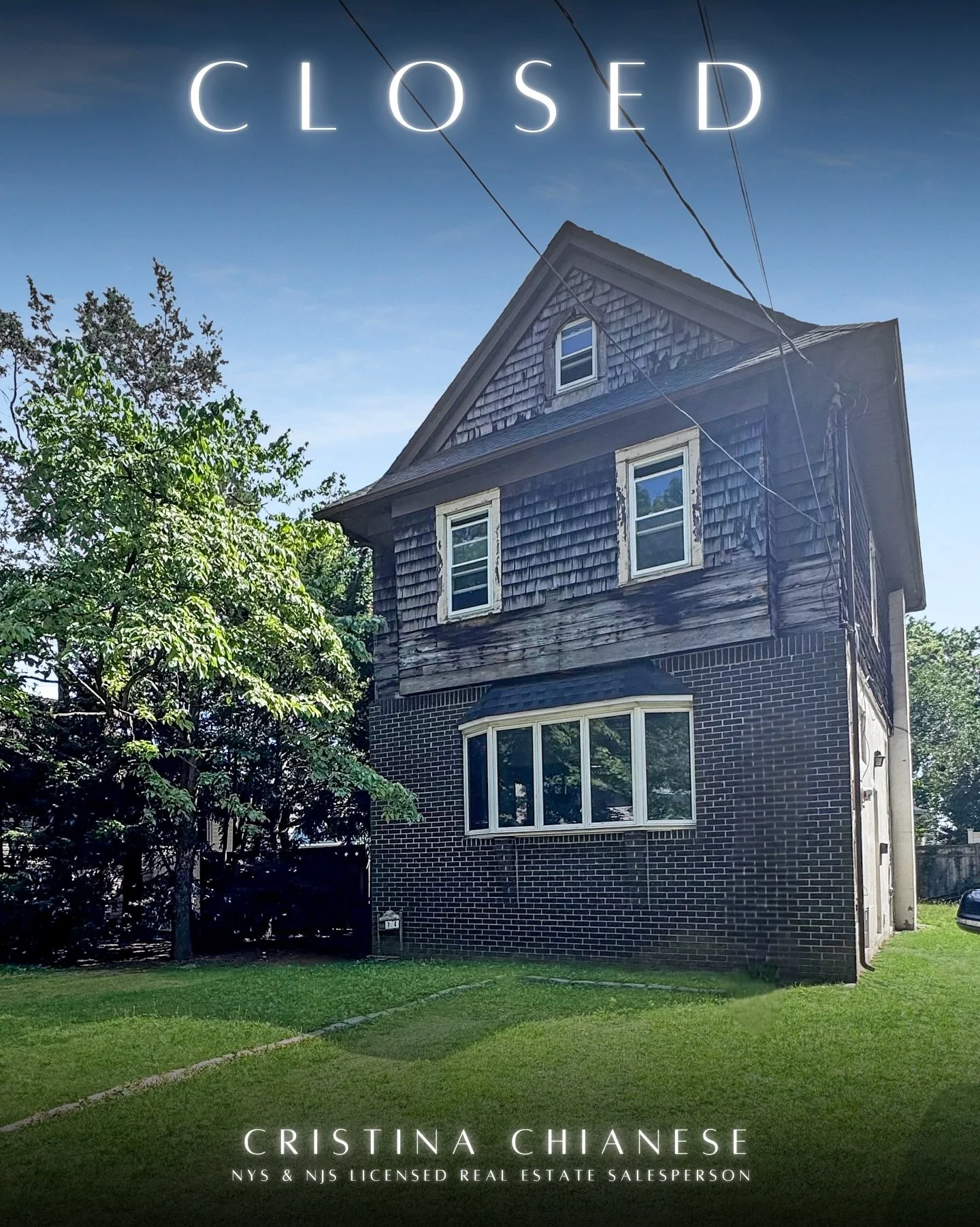 ✨CLOSED✨

📍74 Steele Ave Staten Island NY 10306

$758,800 CASH
60x100
R3x
&bull;
&bull;
&bull;
CRISTINA CHIANESE
New York State &amp; New Jersey State Licensed Real Estate Salesperson
(917) 201-8491
Robert Defalco Realty
1678 Hylan Blvd Staten Islan
