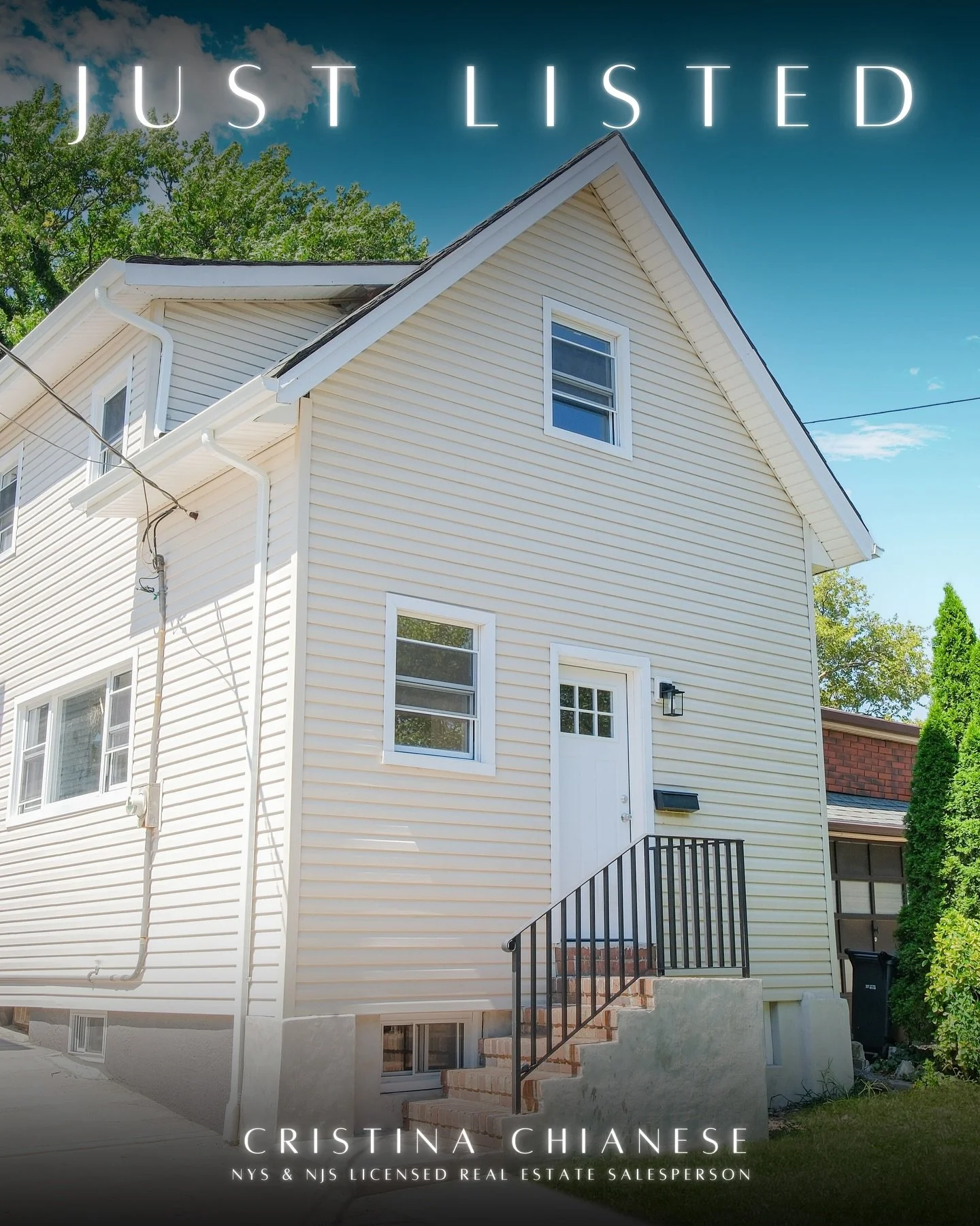 ✨JUST LISTED✨

📍9 Russell street Staten Island NY 10308

$688,888

🛌 3
🛁 2
20x113
&bull;
&bull;
&bull;
CRISTINA CHIANESE
New York State &amp; New Jersey State Licensed Real Estate Salesperson
(917) 201-8491
Robert Defalco Realty
1678 Hylan Blvd St