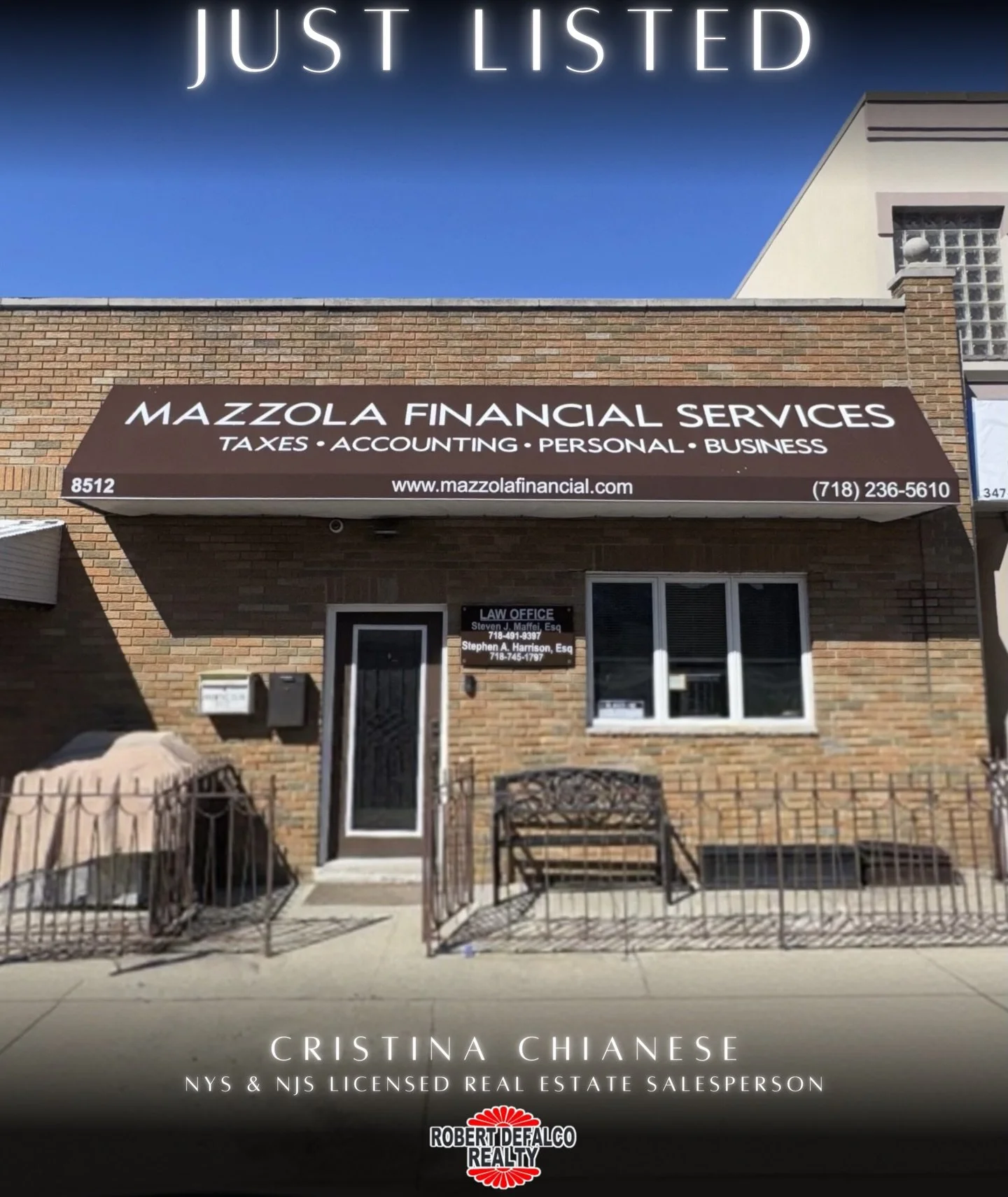 ✨FOR LEASE✨

📍8512 Bay 16th Street, Brooklyn, NY 11214
$1,400 per month 

SUBLEASE IN AN ACCOUNTANT OFFICE. ALL UTILITIES INCLUDED, CONFERENCE ROOM, KITCHEN, WIFI/INTERNET. OPTIONAL CUBICAL + $200 DOLLARS. CROSS STREET: 86th STREET
&bull;
&bull;
&bu