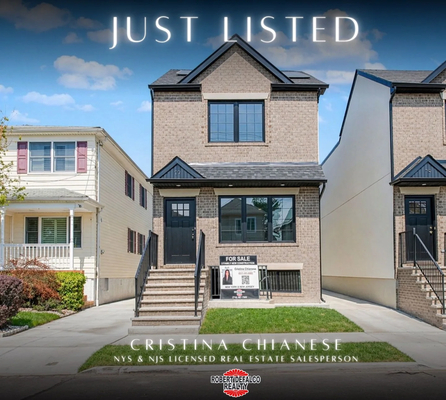 ✨JUST LISTED✨

📍 77 Alberta Ave Staten Island NY 10314 

🔑OPEN HOUSE INFO:
Saturday April 25 1-3 PM
Sunday April 26 1-3 PM

$999,999

🛌 3
🛁 4
📏2550 sqft
🧑&zwj;🧑&zwj;🧒&zwj;🧒Multi-family home including a studio apt
⚡️Fully electric 
&bull;
&bu