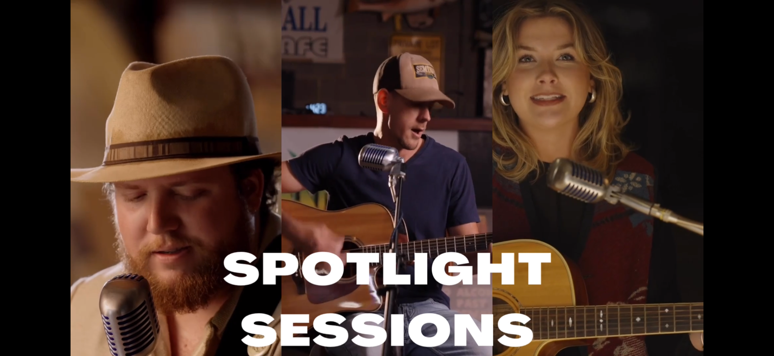 Solo artist performing during a Spotlight Session live performance filmed by Brando Jones Films in South Carolina