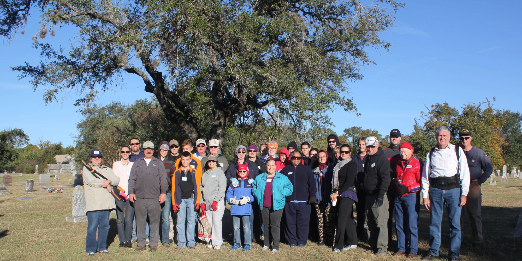 Volunteer Work Day at Round Rock Cemetery