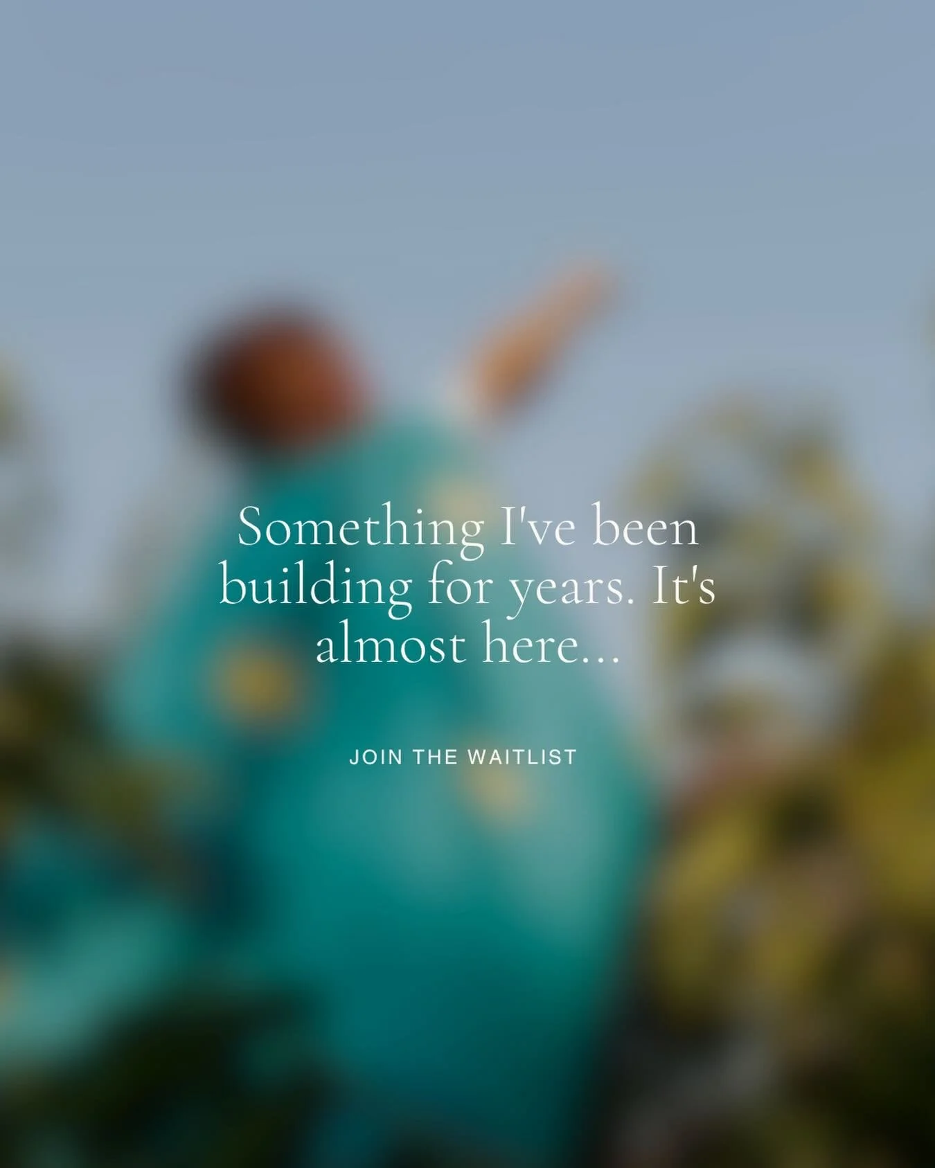 I&rsquo;ve been sitting on this for a while.

Something I&rsquo;ve wanted to build for years. A passion project that kept getting nudged to the side until now.

It&rsquo;s almost here. And it&rsquo;s for your kids. Join the waitlist through the link 