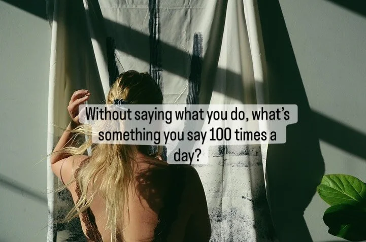 These are things I say often in sessions. Because I work with so many high-functioning and over-functioning clients, I&rsquo;ve learned how important it is to help them come back into their bodies and begin speaking to themselves with more kindness. 