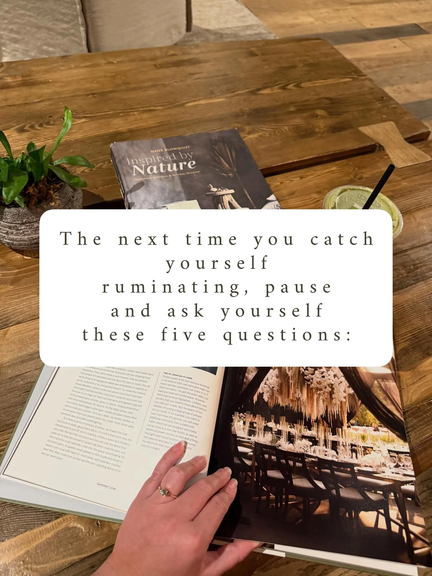 The next time you find yourself ruminating, stop and check in with your anxious thoughts. What is your anxiety telling you? What does it need? 

#marylandtherapist #montgomerycountymd #bethesdamd #marylandarttherapist #marylandanxietytherapist