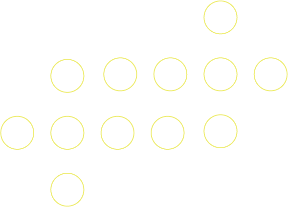 grid of circles brand pattern