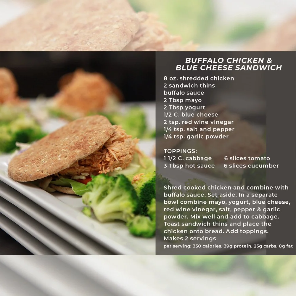 Buffalo Chicken &amp; Blue Cheese Sandwich