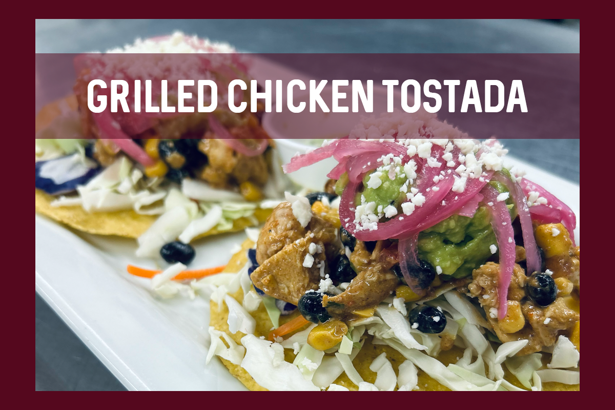 Grilled Chicken Tostada
