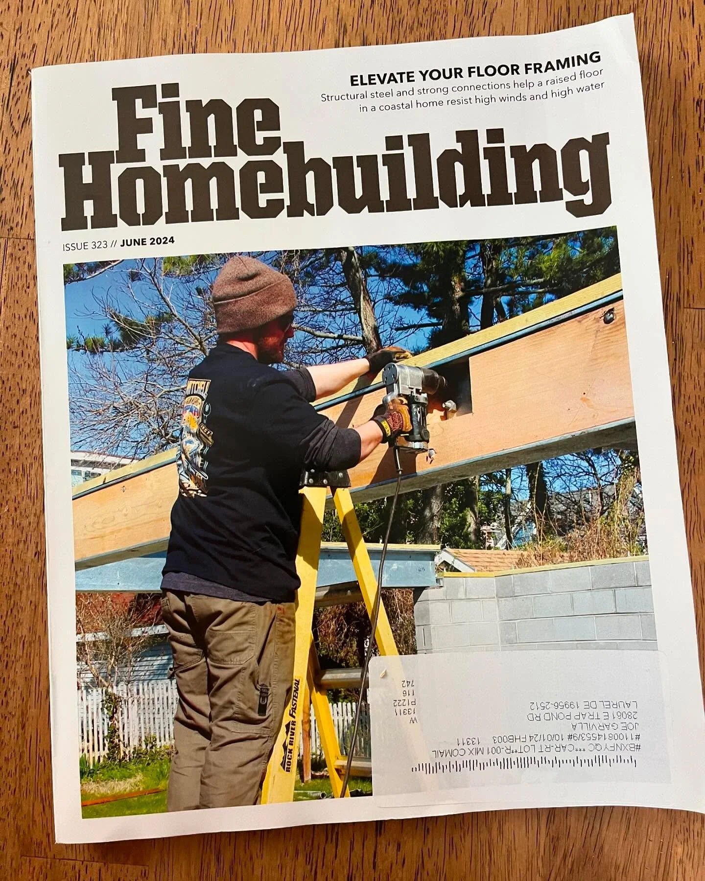 What a slam dunk issue from @finehomebuilding.  There&rsquo;s a bunch of great content as always, but want to shout out John Carrol&rsquo;s example of counterflashing masonry chimneys because it&rsquo;s becoming a lost art quickly.  @brianpontolilo h