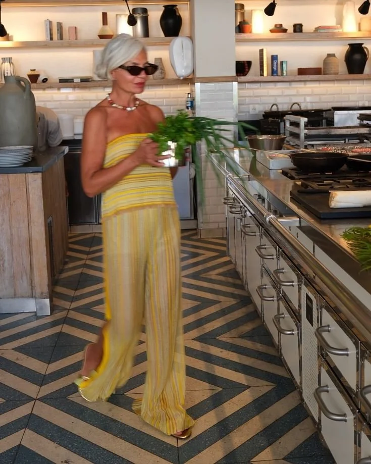 All we need is Sunshine ☀️ - beautiful colour from our new summer collection palette ✨ Styled by gorgeous @greceghanem 😍__#kukhareva #resortcollection #summerstyles #holidaycollection #resortwear #yellowoutfit.jpeg