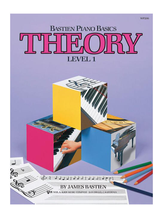 Homework Book: Bastien Piano Basics: Theory - Level 1