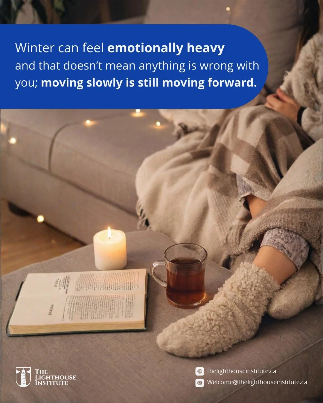 Winter can slow your energy, your mood, and even your motivation.
 That doesn&rsquo;t mean you&rsquo;re doing life wrong.
 It means your nervous system is asking for softness, not pressure.
You&rsquo;re allowed to move slowly and still be okay 🤍
 An