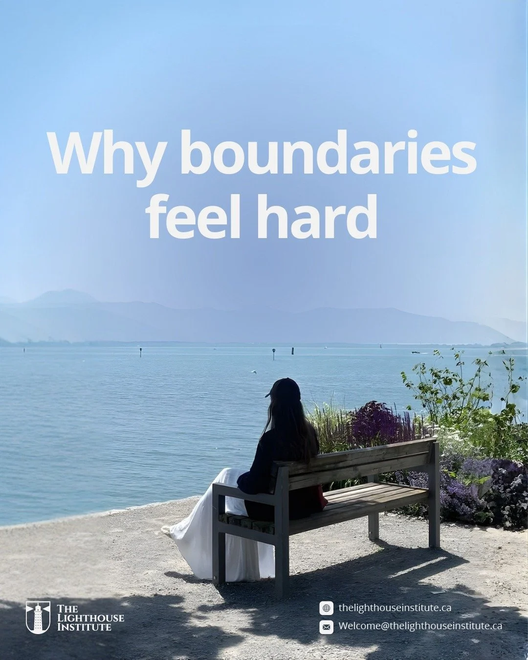 If setting boundaries feels hard&hellip;
it&rsquo;s not because something is wrong with you.

You were taught to keep the peace
to be understanding
to put others first

even when it costs you.

So now saying &ldquo;no&rdquo; feels uncomfortable
and c