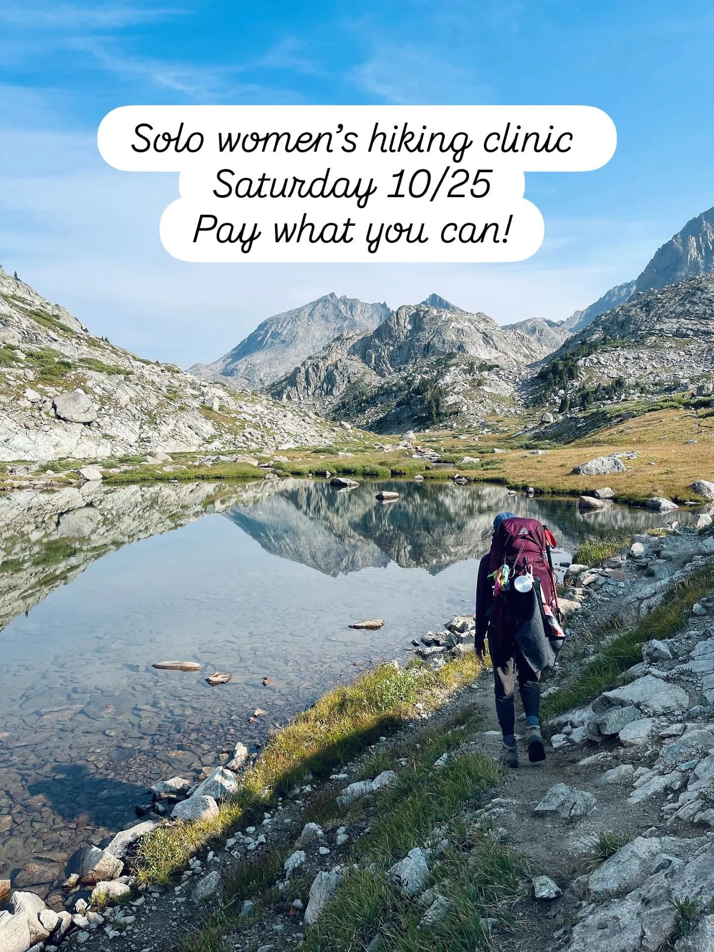 Are you into hiking but nervous about going it alone? We get it! It can feel intimidating or not safe&mdash;- especially if you ask my mother! 

Join us and @chattahoocheeparks next Saturday for a Women&rsquo;s Solo Hiking clinic where we&rsquo;ll go
