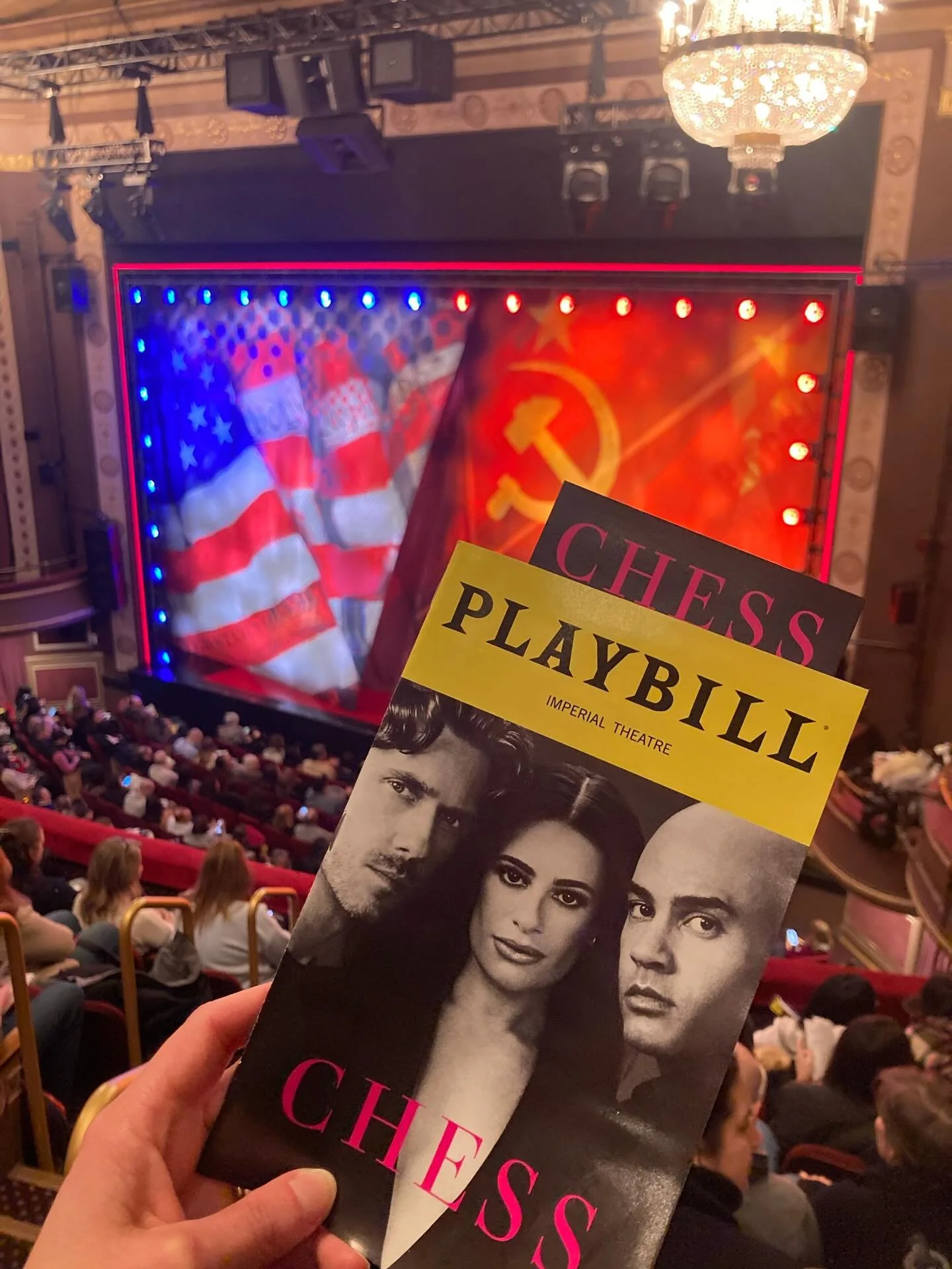 Escaped to the city this weekend! Still cold but feeling relaxed and recharged for the week ahead!🎭 

#broadway #chess #operationmincemeat #nycweekend