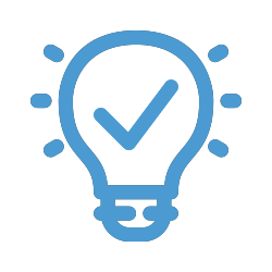 Blue light bulb icon with a checkmark inside. 
Alloc8 helps you make better business decisions and scale with improved visibility and data insights, whilst reducing risk, inefficiencies and overheads