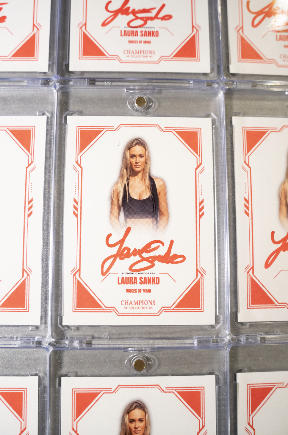 LAURA SANKO x CHAMPIONS COLLECTION AUTOGRAPHED CARD (PSA)