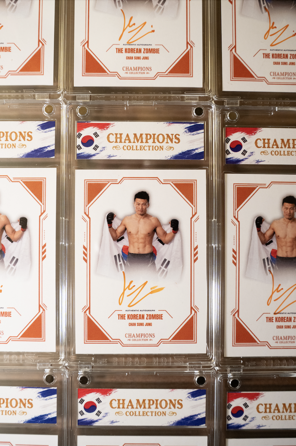 THE KOREAN ZOMBIE x CHAMPIONS COLLECTION AUTOGRAPHED CARD (PSA)
