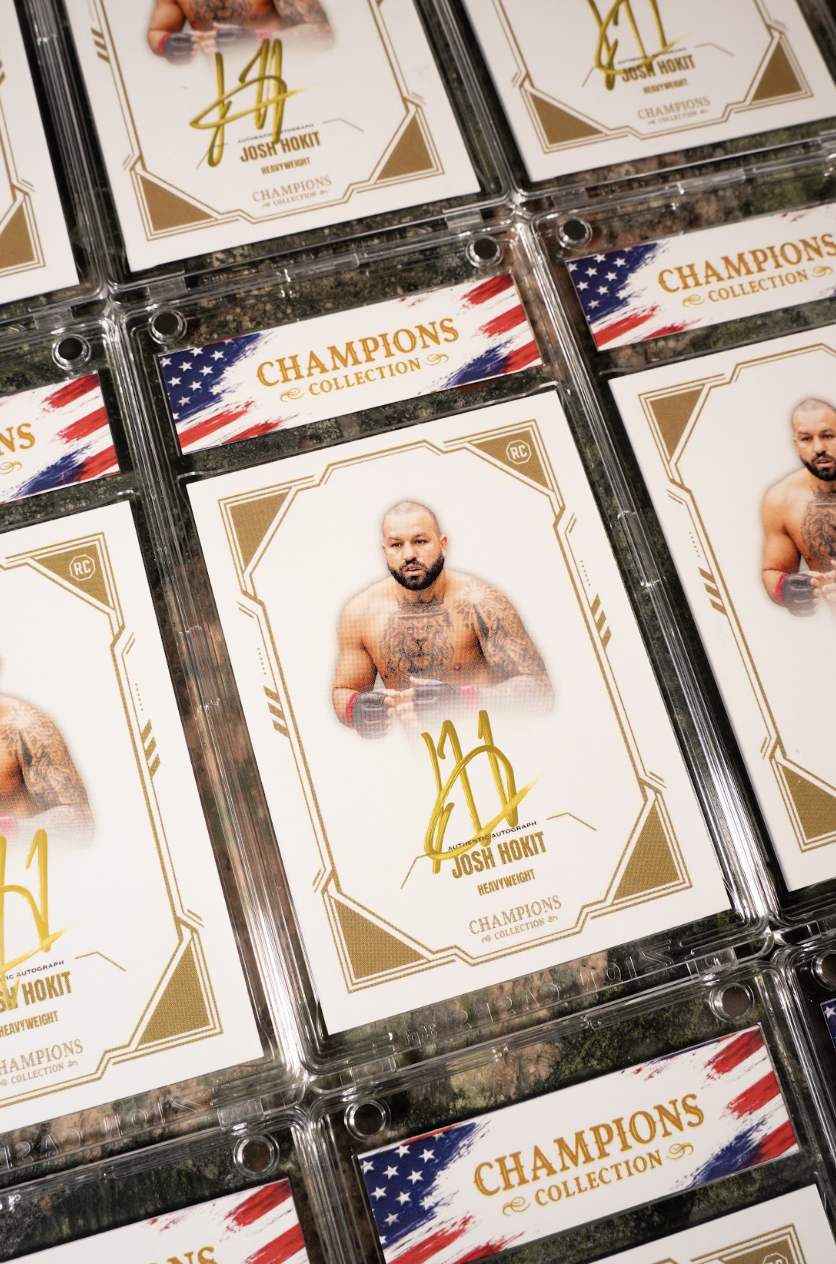 JOSH HOKIT x CHAMPIONS COLLECTION LIMITED AUTOGRAPHED CARD GOLD (PSA)