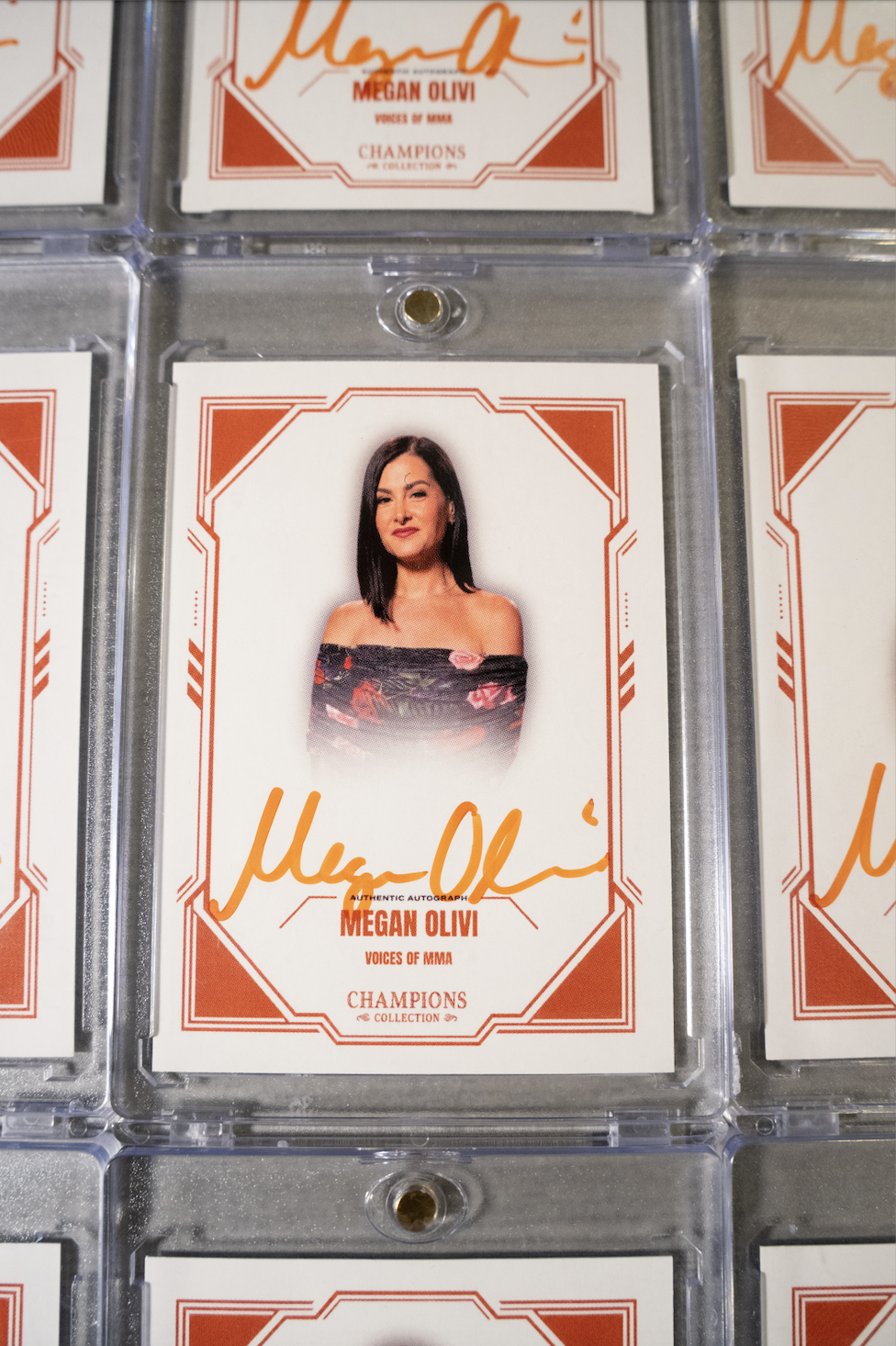 MEGAN OLIVI x CHAMPIONS COLLECTION AUTOGRAPHED CARD (PSA)