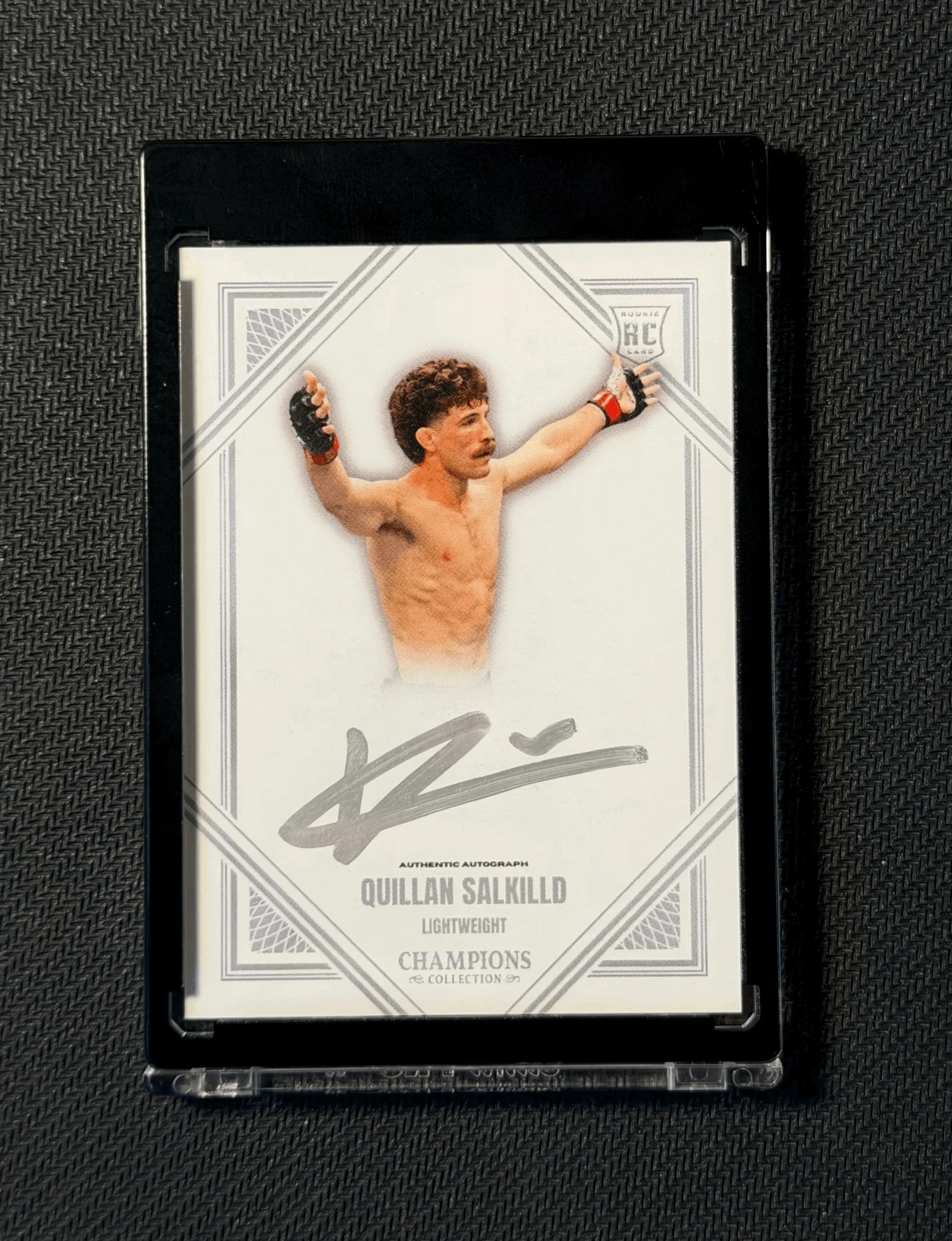 QUILLAN SALKILLD AUTOGRAPHED CARD - SILVER VARIATION 3