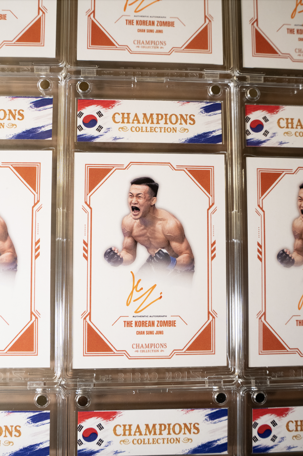 THE KOREAN ZOMBIE x CHAMPIONS COLLECTION AUTOGRAPHED CARD (PSA)