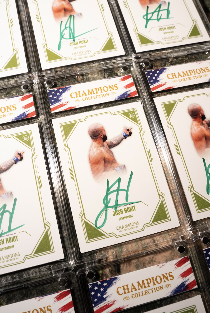 JOSH HOKIT x CHAMPIONS COLLECTION LIMITED AUTOGRAPHED CARD GREEN (PSA)