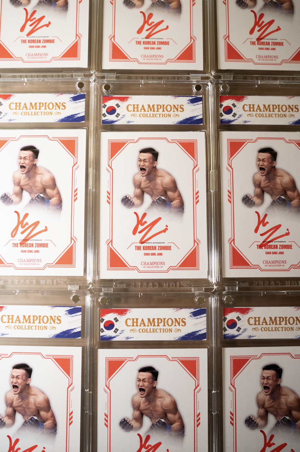 THE KOREAN ZOMBIE x CHAMPIONS COLLECTION AUTOGRAPHED CARD (PSA)
