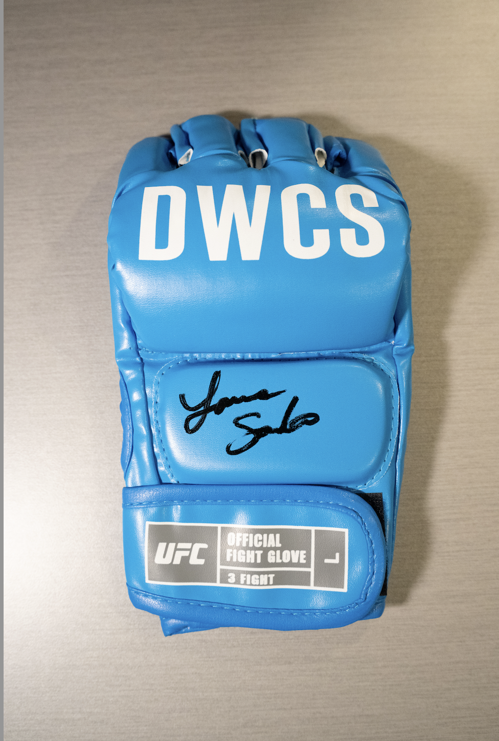 LAURA SANKO AUTOGRAPHED GLOVE DWCS (PSA)