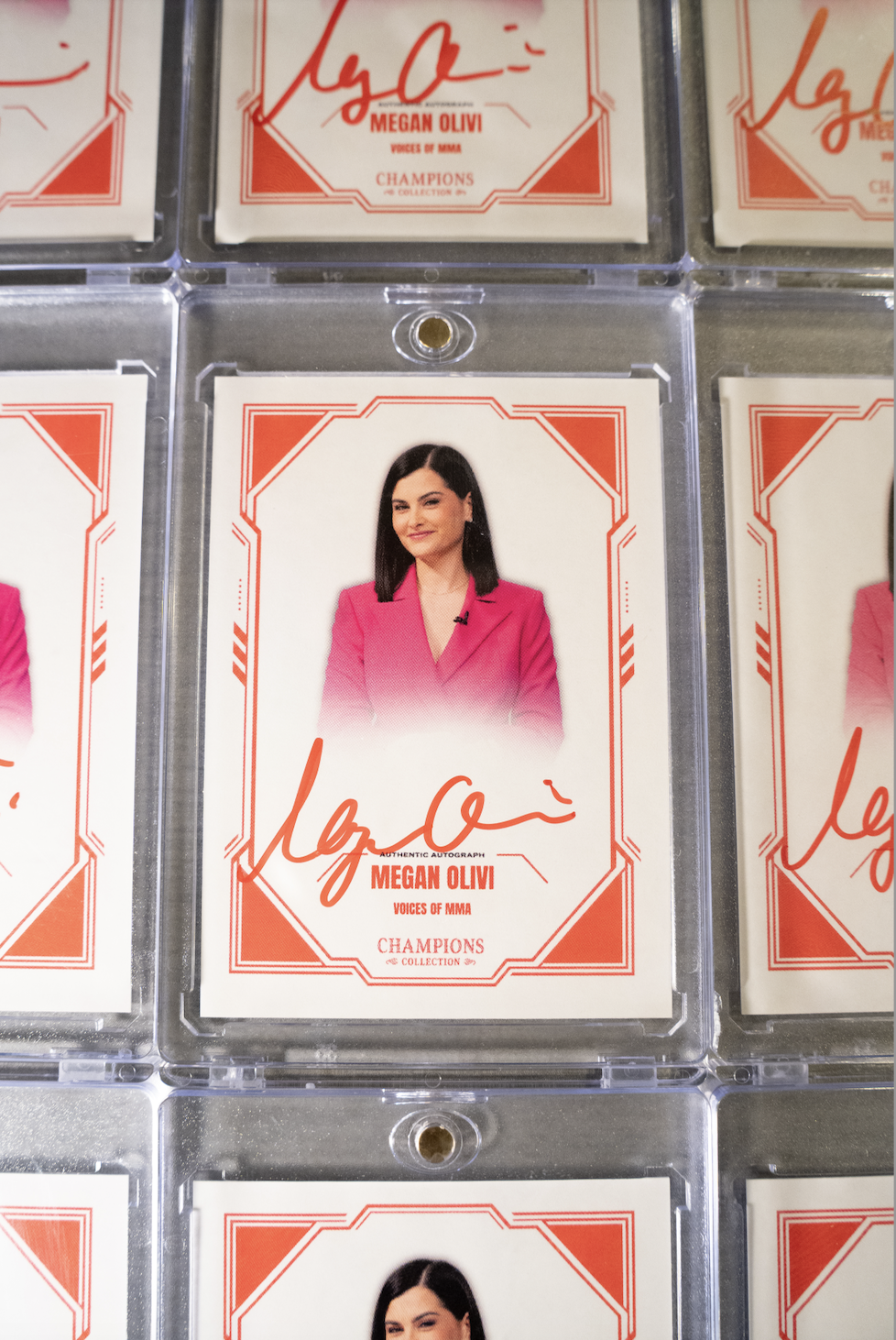 MEGAN OLIVI x CHAMPIONS COLLECTION AUTOGRAPHED CARD (PSA)