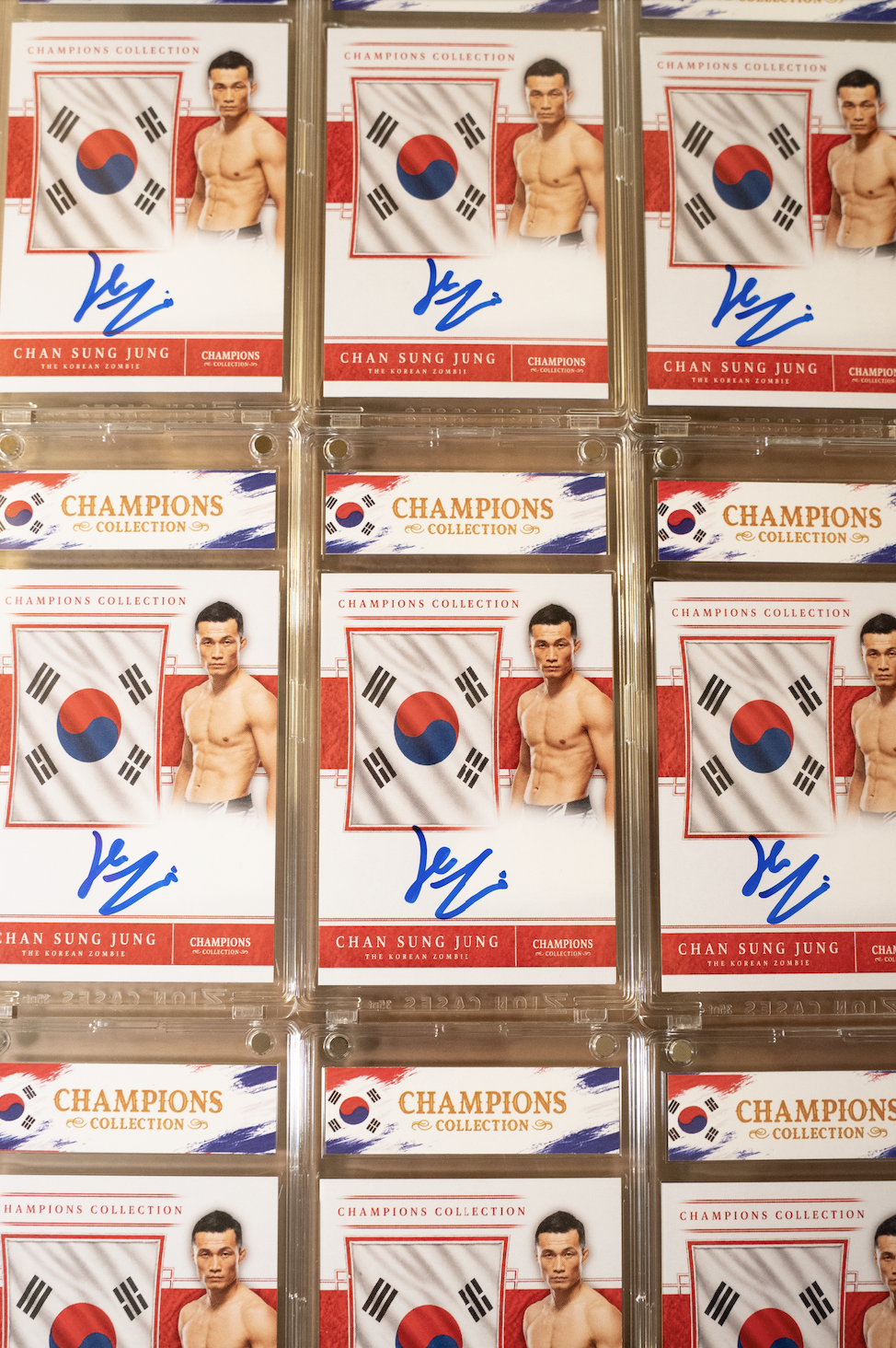 THE KOREAN ZOMBIE x CHAMPIONS COLLECTION AUTOGRAPHED CARD (PSA)