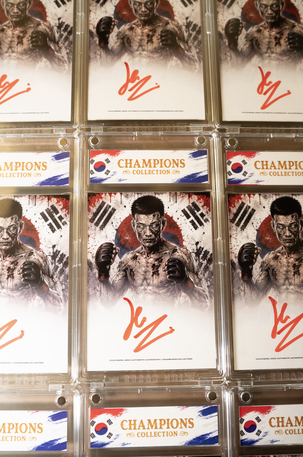 THE KOREAN ZOMBIE x CHAMPIONS COLLECTION AUTOGRAPHED CARD (PSA)