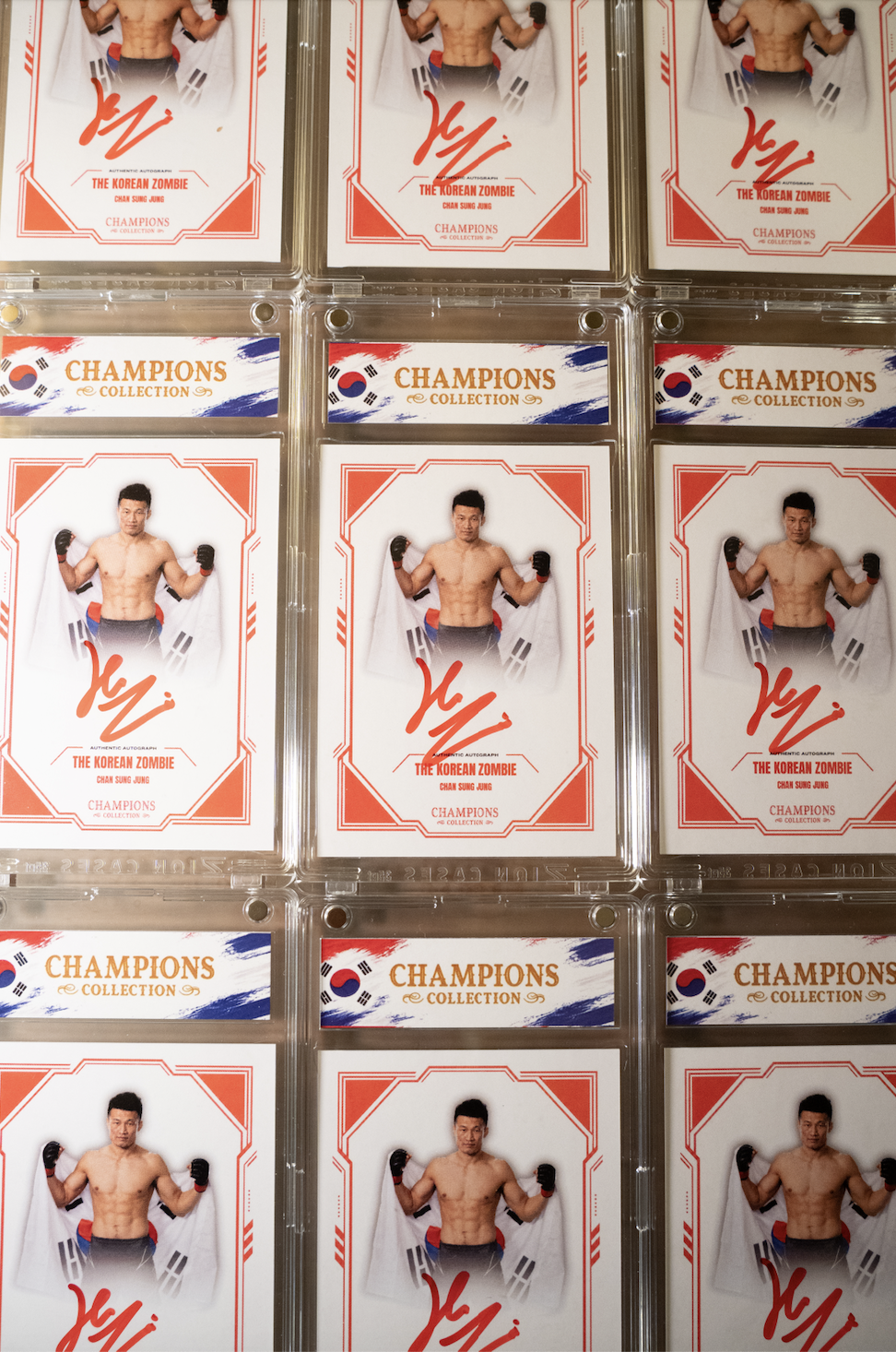 THE KOREAN ZOMBIE x CHAMPIONS COLLECTION AUTOGRAPHED CARD (PSA)