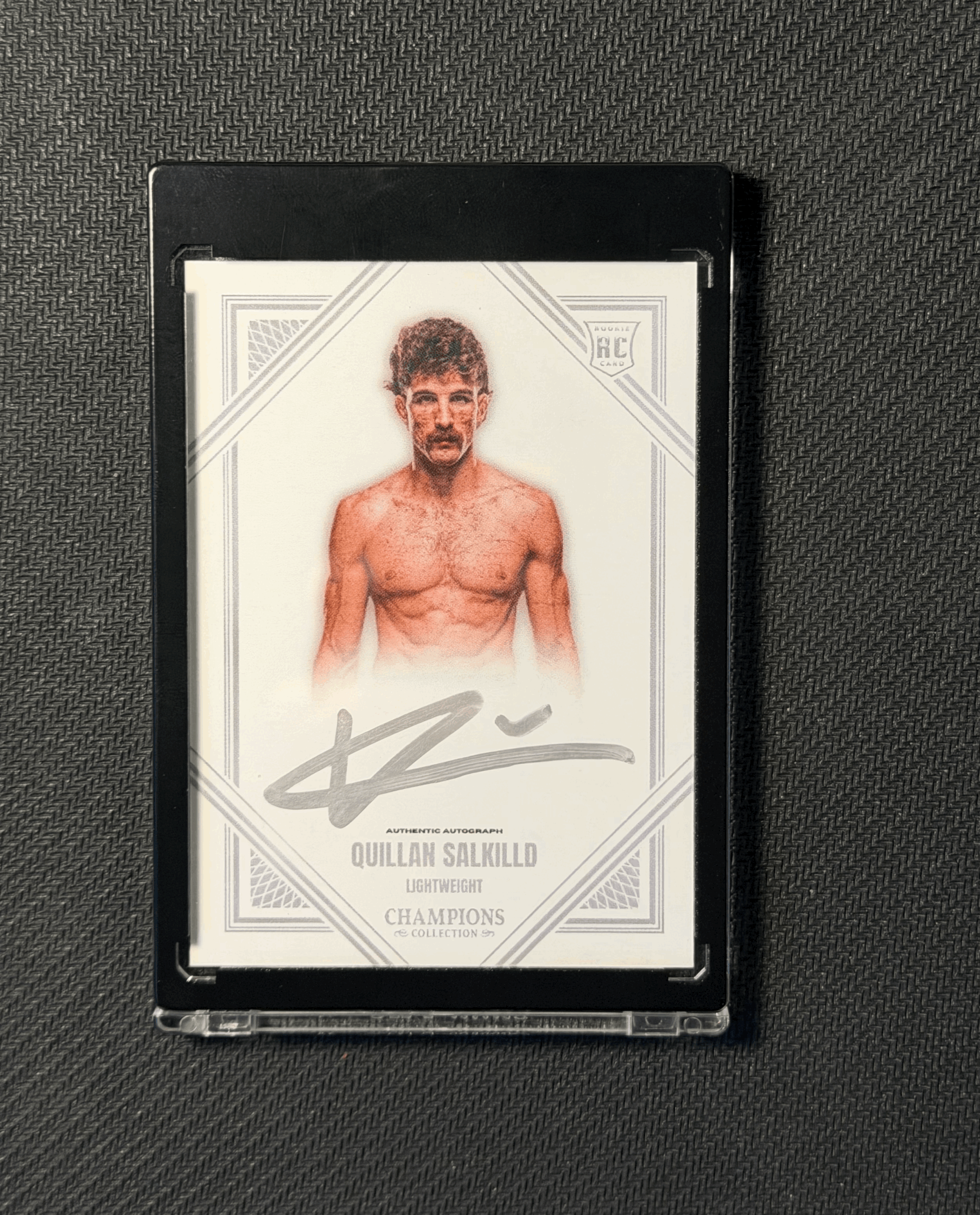 QUILLAN SALKILLD AUTOGRAPHED CARD - SILVER VARIATION 2