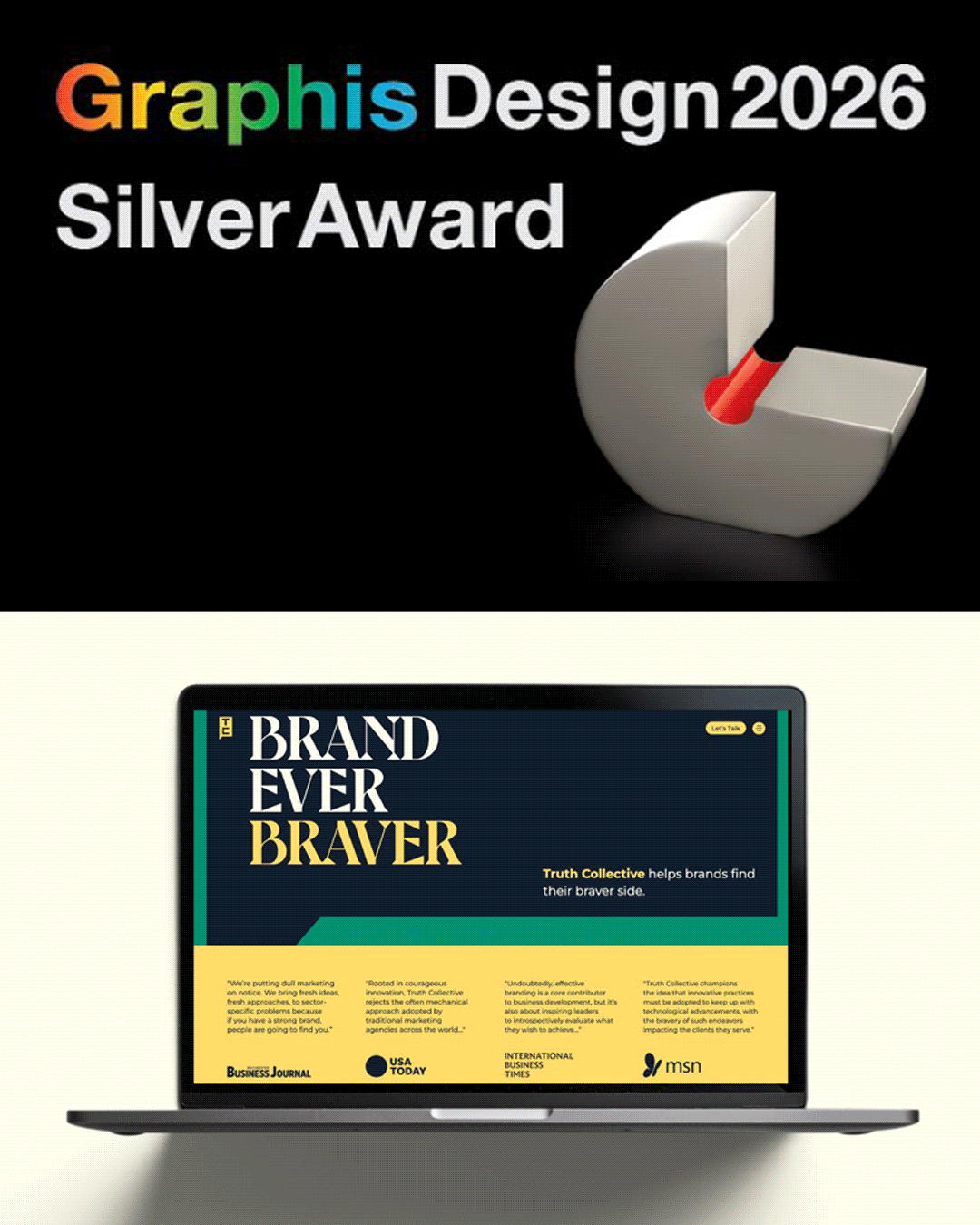 Brand Ever Braver delivers at Graphis Design 2026