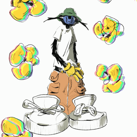 Barry Bearcat GIF (2048 x 2048px)